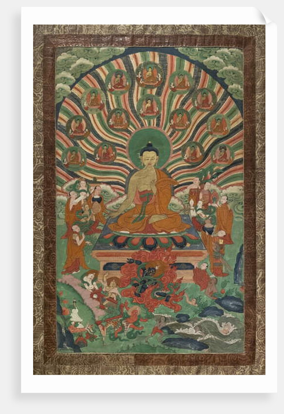 The miracle of Shravasti by School Tibetan