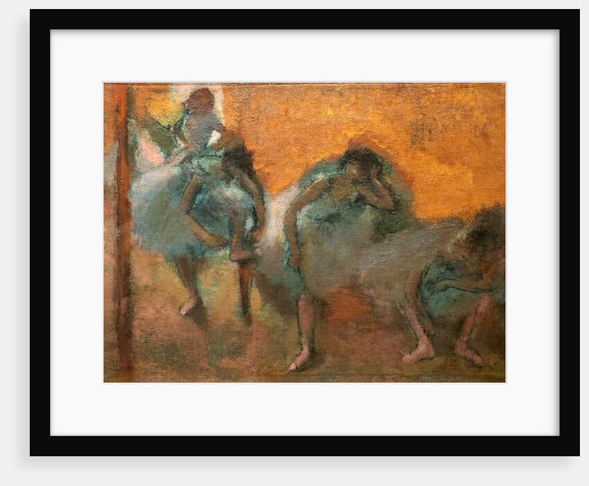 Home dancers. Around 1900-1905. by Edgar Degas