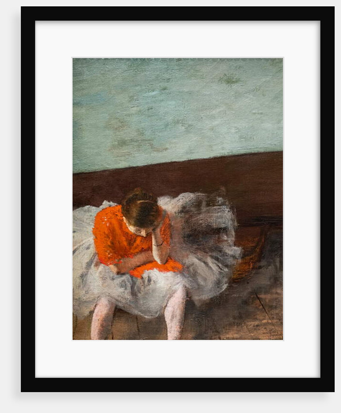 The Dance Lesson, detail, c.1879 by Edgar Degas