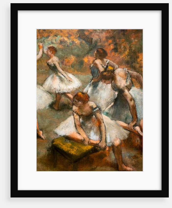 Dancers on the stage. Around 1889-1894 by Edgar Degas