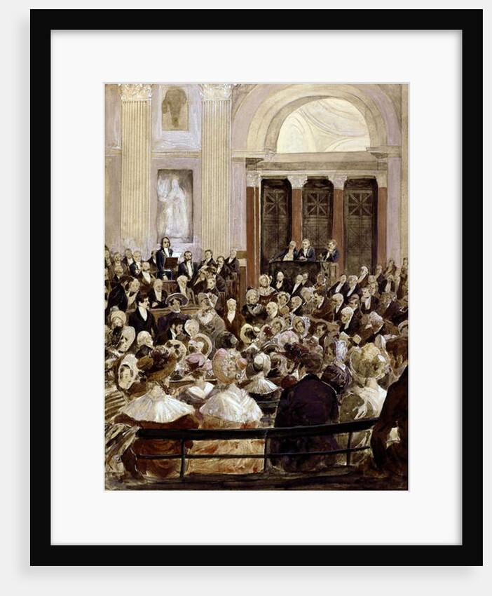 Reception of Victor Hugo at the Academie Francaise, Paris, 3rd June 1841 by Hermann Vogel