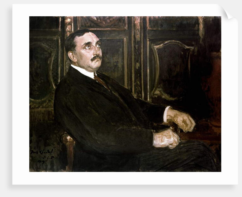 French writer and diplomat Paul Claudel, 1919 by Jacques-Emile Blanche