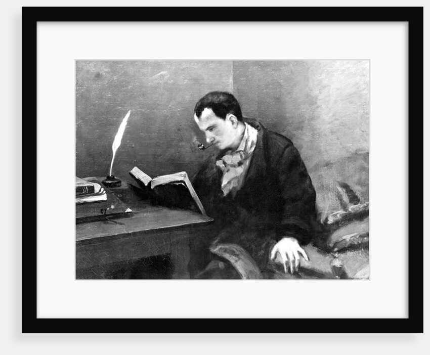 Charles Baudelaire by Gustave Courbet