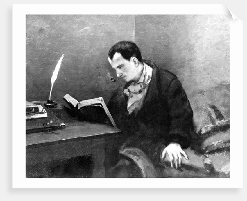 Charles Baudelaire by Gustave Courbet