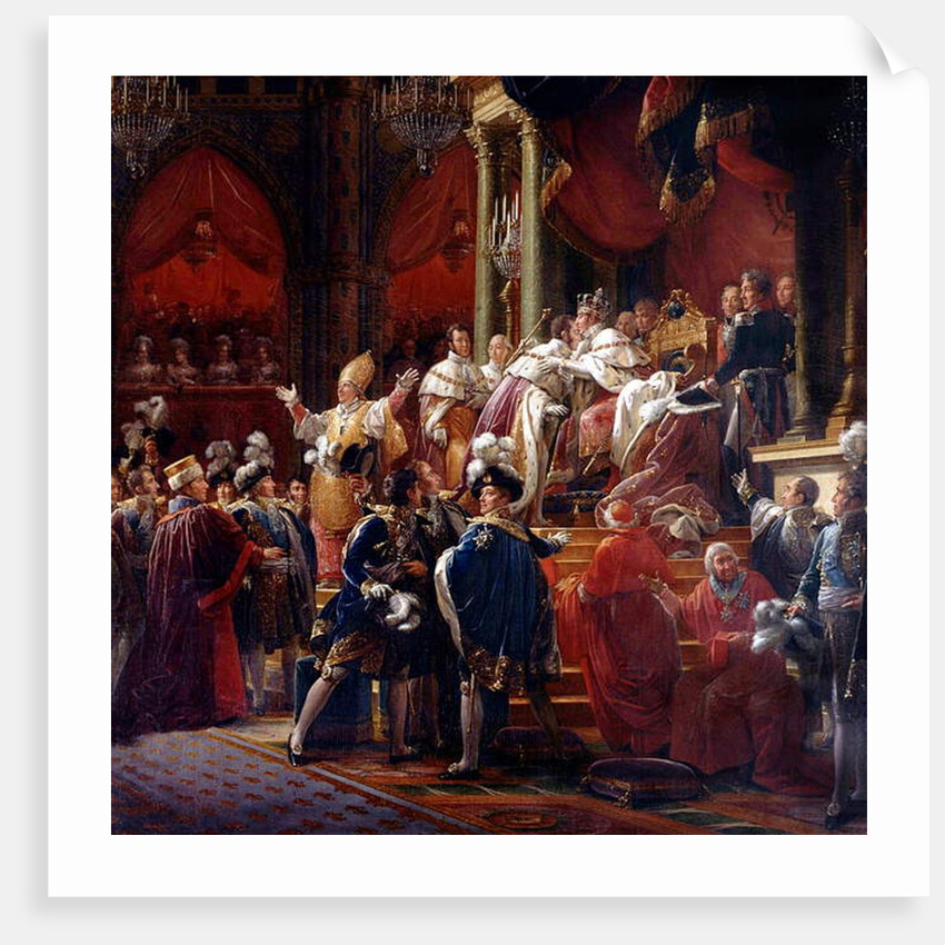 The Coronation of King Charles X, 29th May 1825 in Reims Cathedral, c.1827 by Francois Pascal Simon Baron Gerard