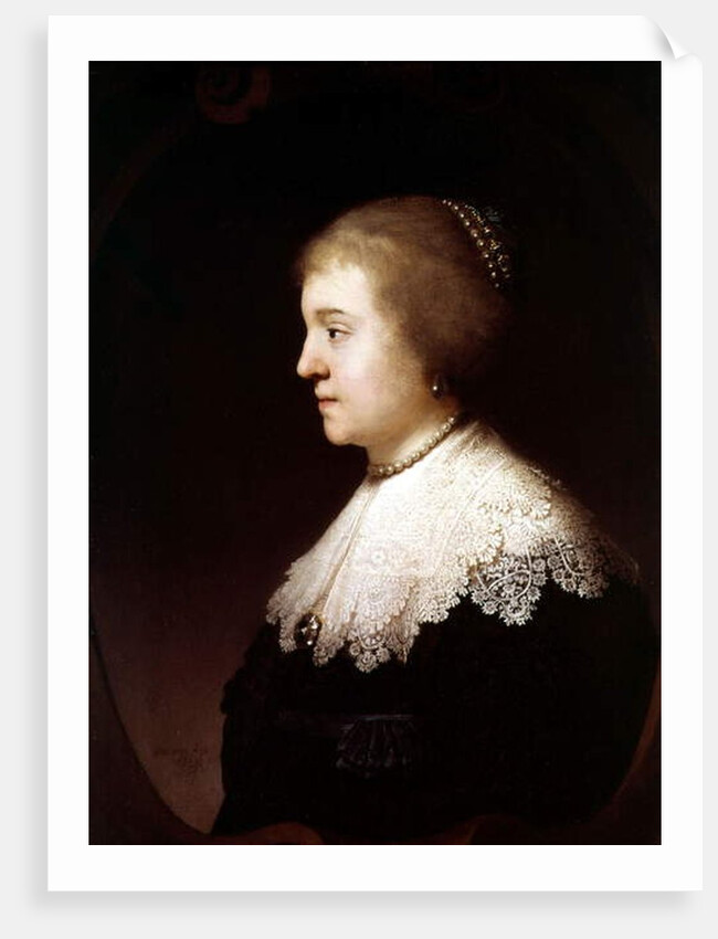 Amalia von Solms, 1632 by Rembrandt Harmensz. van Rijn