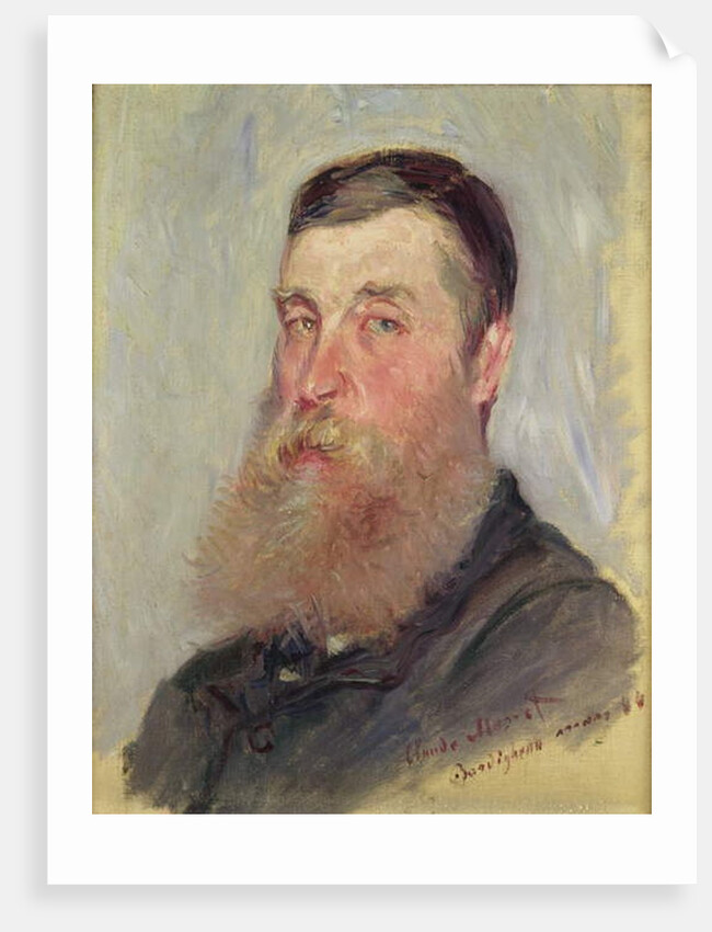 Portrait of an English Painter, Bordighera, 1884 by Claude Monet