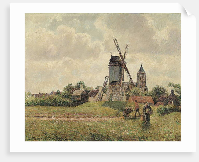 The Vieux-Moulin in Knokke 1894, 1902 by Camille Pissarro