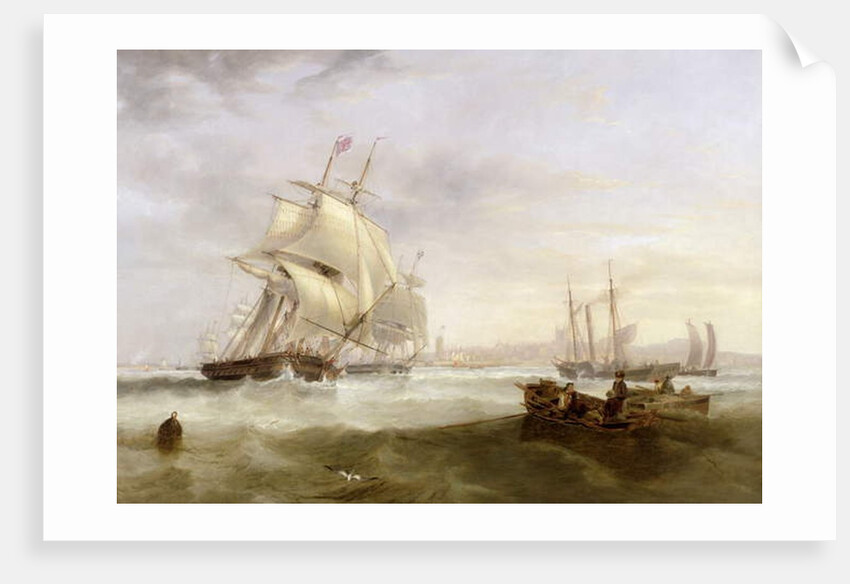 Shipping off Hartlepool by John Wilson Carmichael
