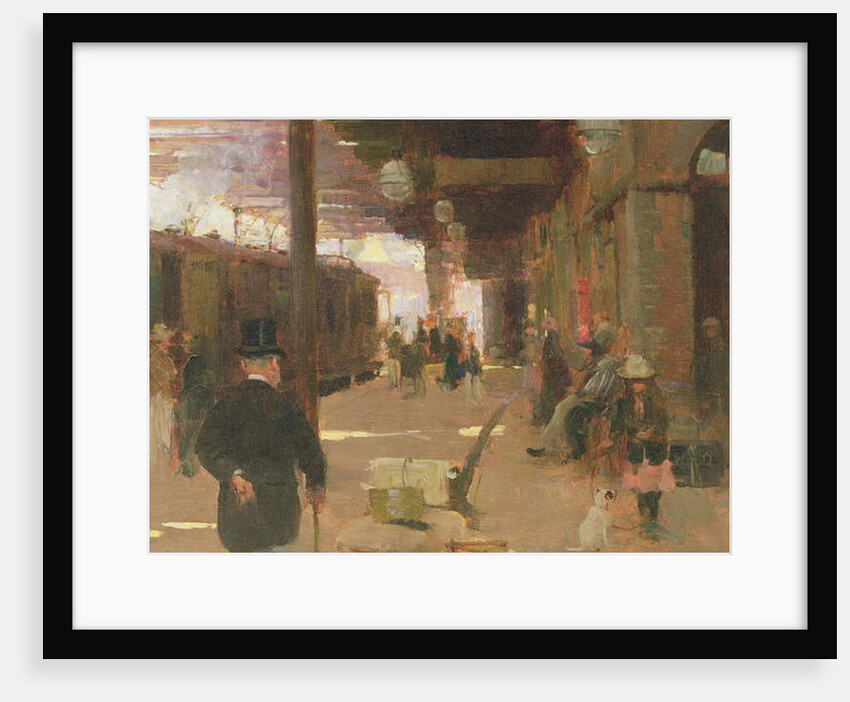 Hastings Railway Station by Walter Frederick Osborne