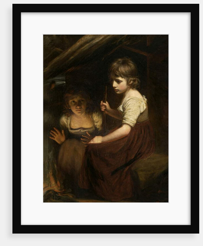 Cottage Girls by the Fireside by John Opie