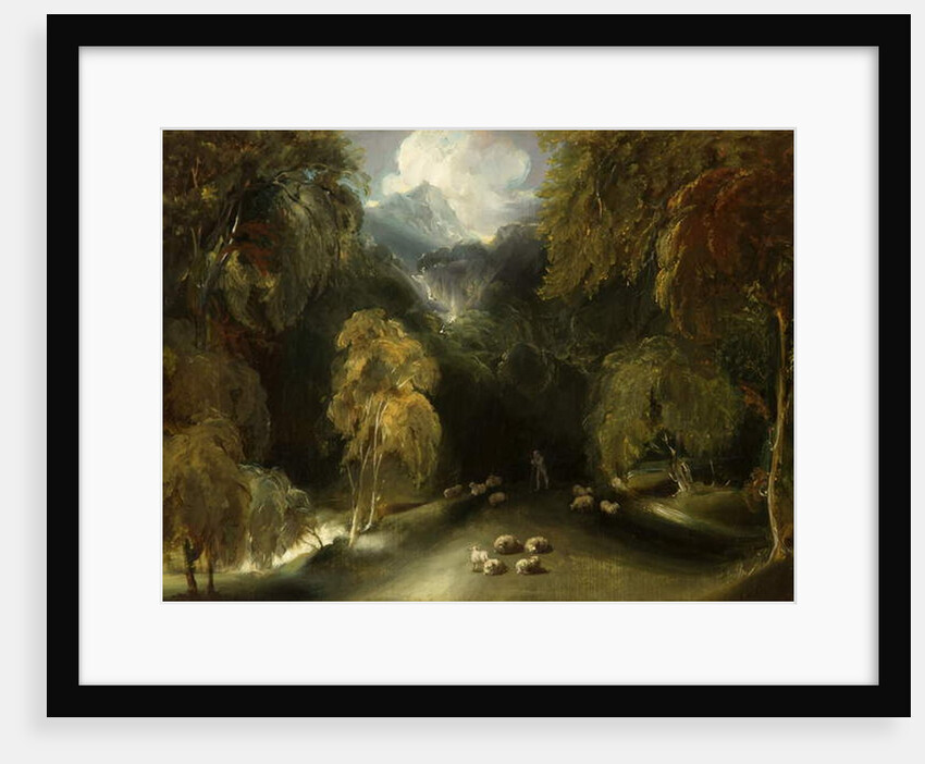 A View of Dovedale, Looking toward Thorpe Cloud by Thomas Lawrence