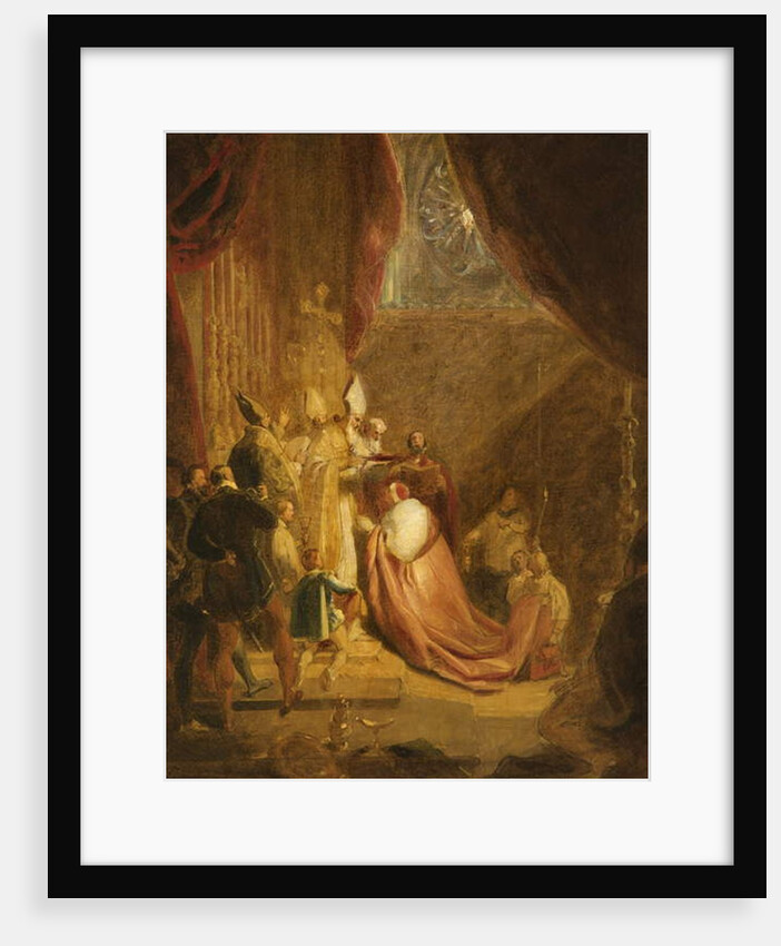 Wolsey Receiving the Cardinal's Hat in Westminster Abbey by George Henry Harlow