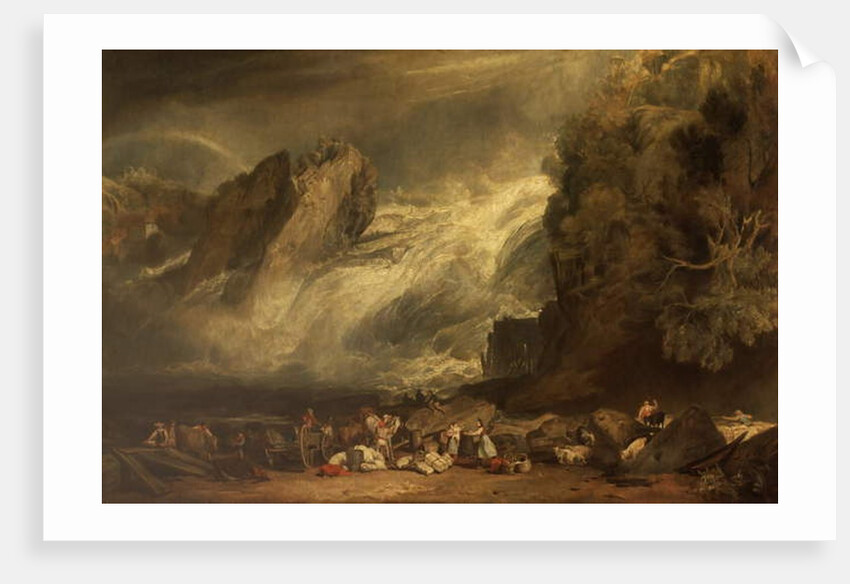 Falls of the Rhine at Schaffhausen by Joseph Mallord William (after) Turner