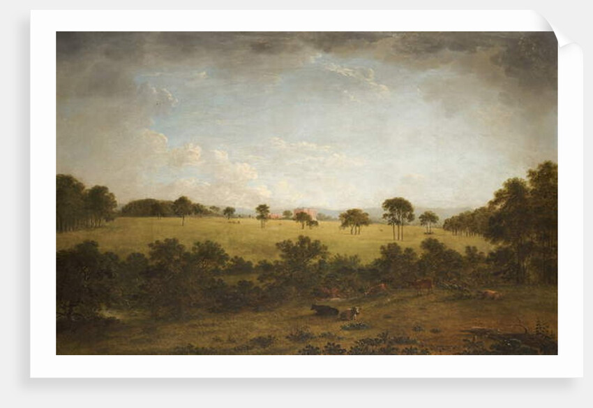 Tabley: The Park with a Distant View of the House by Anthony Devis