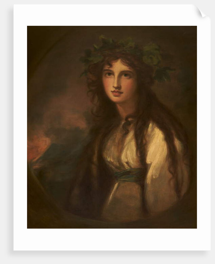 Emma Hart, Lady Hamilton as a Bacchante by George Romney