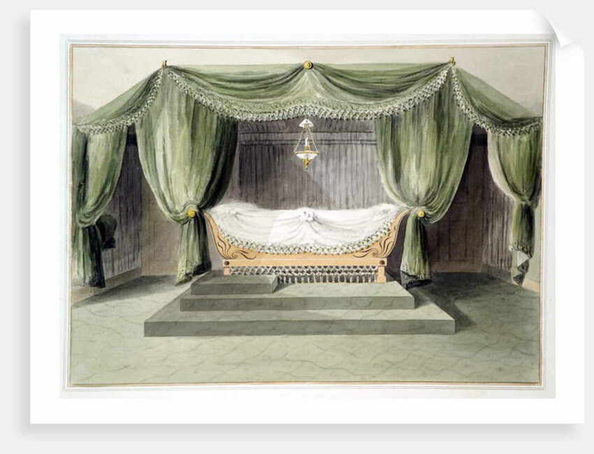 Design for a tented room, c.1806 by English School