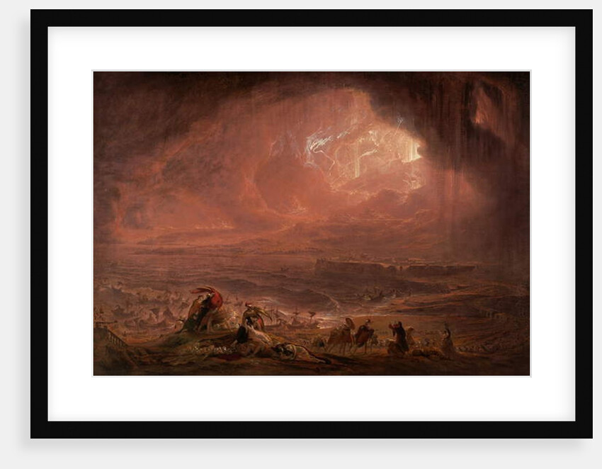 The Destruction of Herculaneum and Pompeii by John Martin