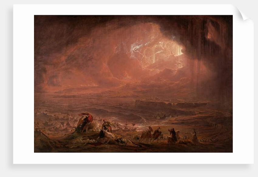 The Destruction of Herculaneum and Pompeii by John Martin