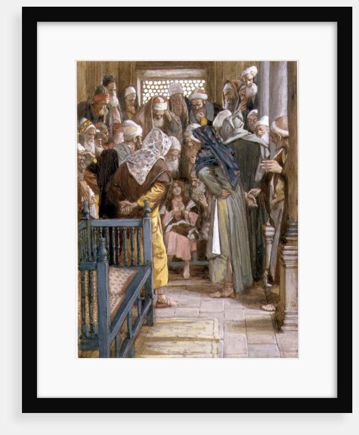 Jesus amidst the doctors by James Jacques Joseph Tissot