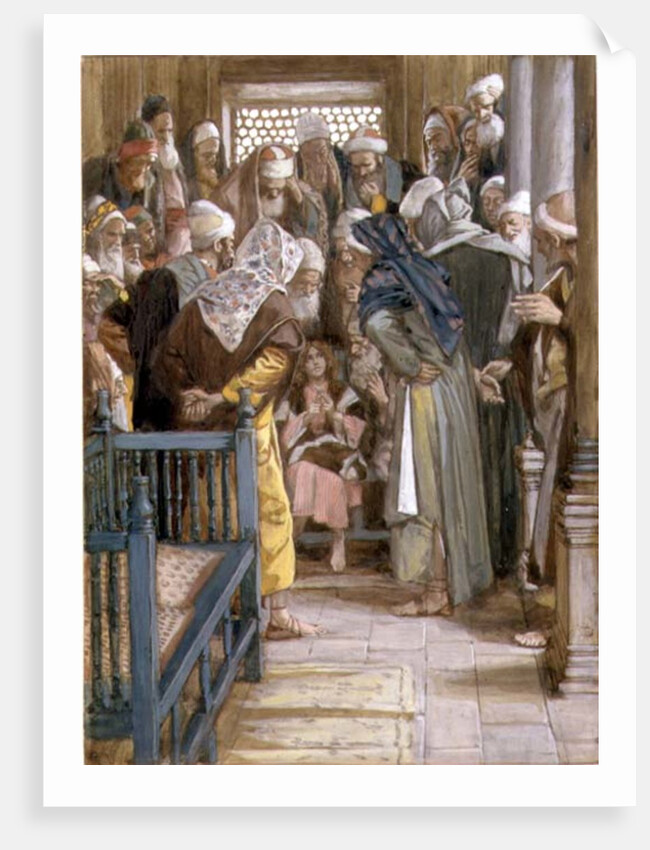 Jesus amidst the doctors by James Jacques Joseph Tissot