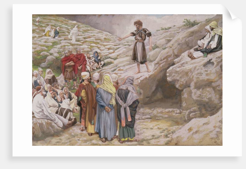 St. John the Baptist and the Pharisees by James Jacques Joseph Tissot
