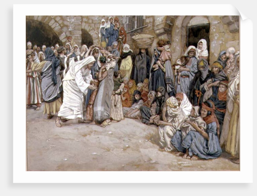 Suffer the Little Children to Come Unto me by James Jacques Joseph Tissot