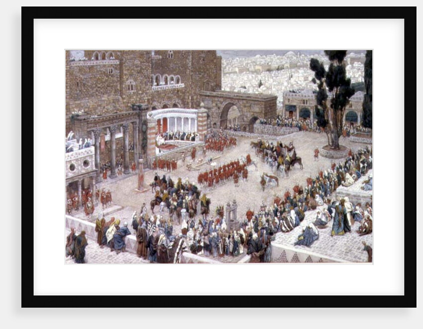 The Forum of Jerusalem as Seen From Above by James Jacques Joseph Tissot