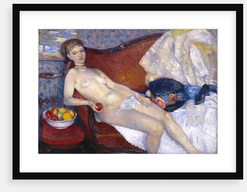 Girl with Apple, 1909-10 by William James Glackens