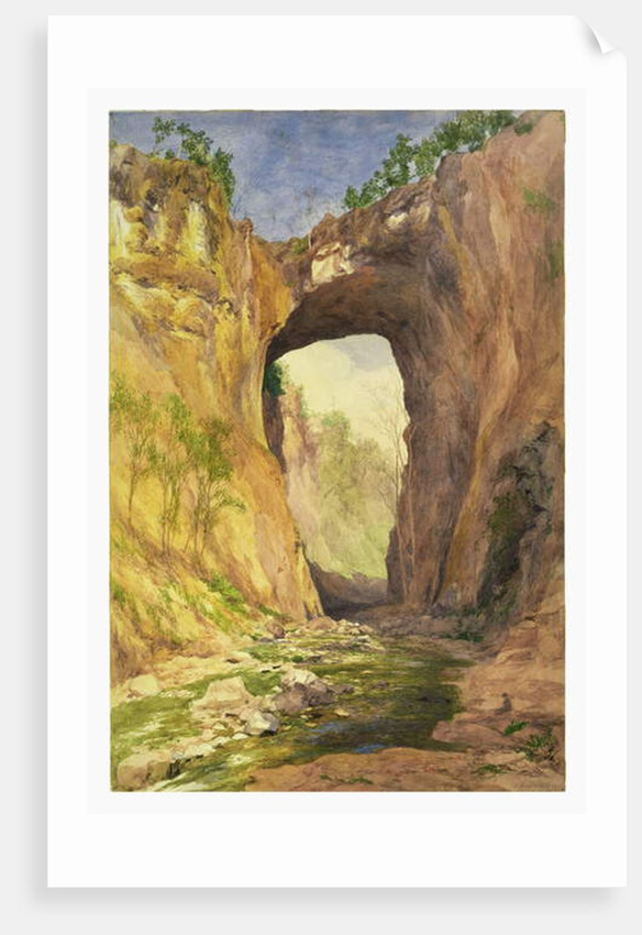 Natural Bridge, Virginia, 1876 by John Henry Hill