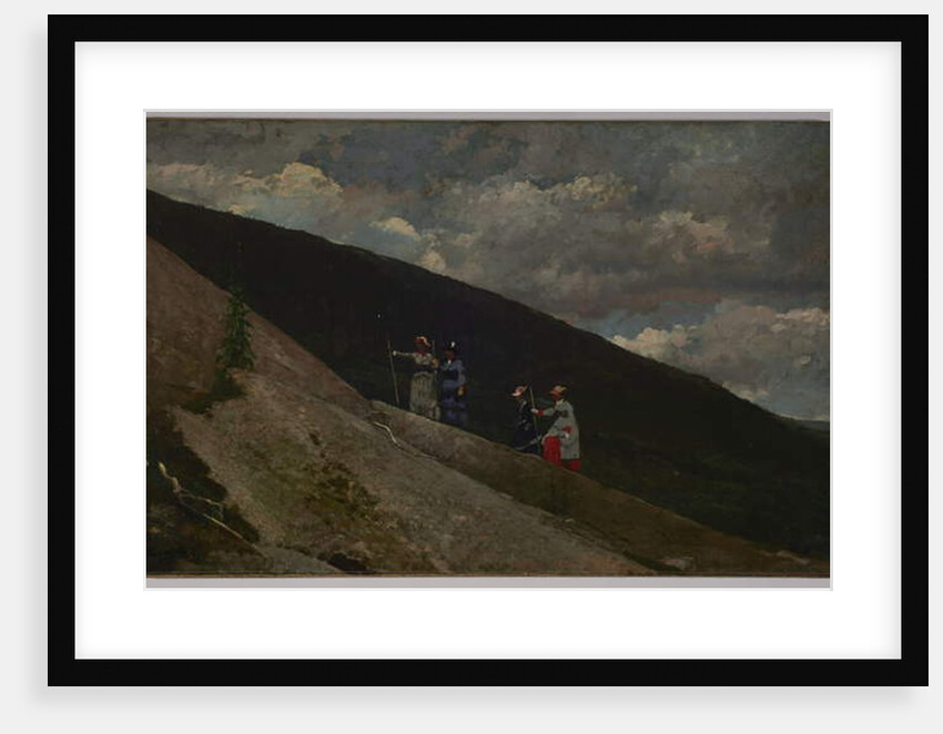 In the Mountains, 1877 by Winslow Homer