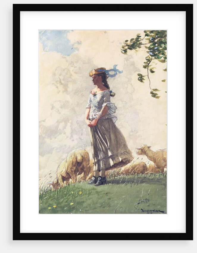 Fresh Air, 1878 by Winslow Homer