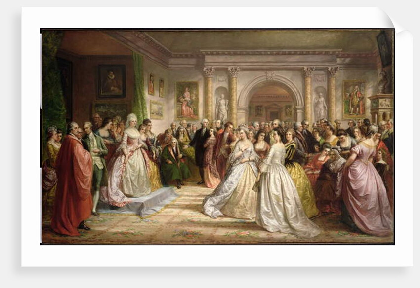 The Republican Court 1861 by Daniel Huntington