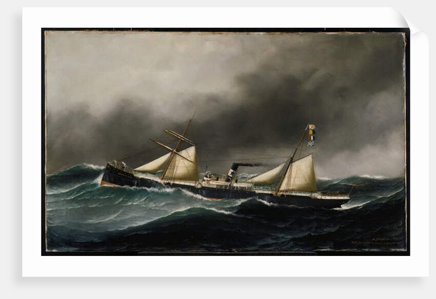 S.S. Brooklyn City, 1886 by Antonio Jacobsen