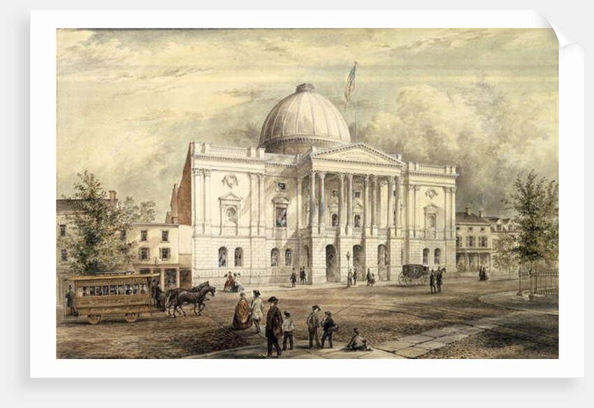 County Court House, Brooklyn, 1863 by Jacob Wells