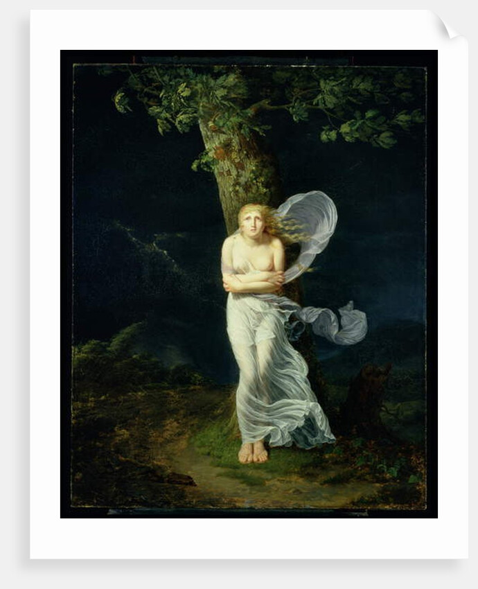Young Woman Overtaken by a Storm, 1799 by Fereol Bonnemaison
