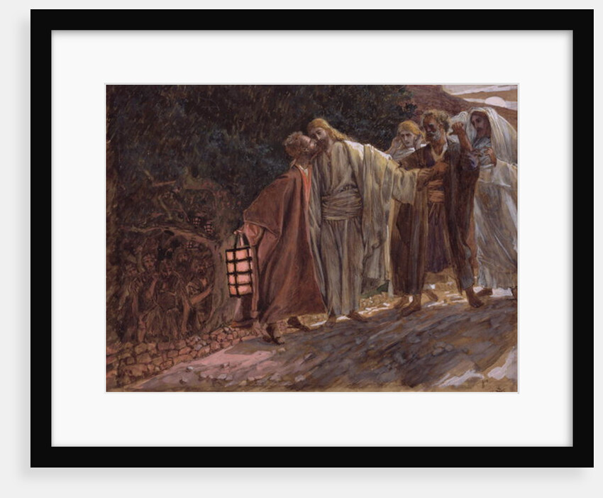 Hail Master, and He Kissed Him by James Jacques Joseph Tissot