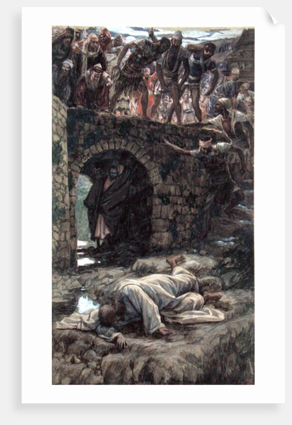 The Brook of Kedron. He Shall Drink of the Brook on the Way by James Jacques Joseph Tissot