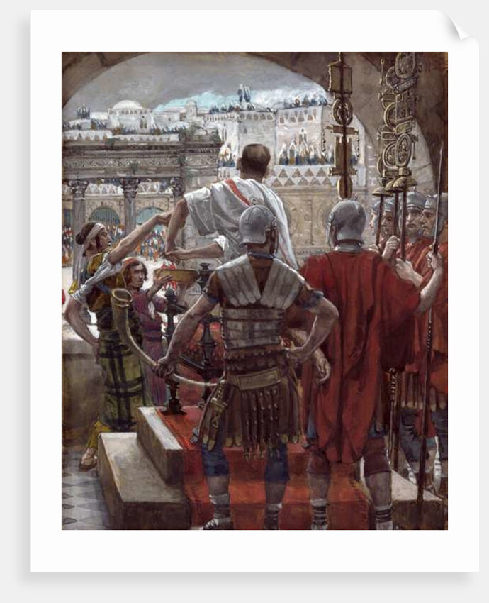 Pilate Washes His Hands by James Jacques Joseph Tissot