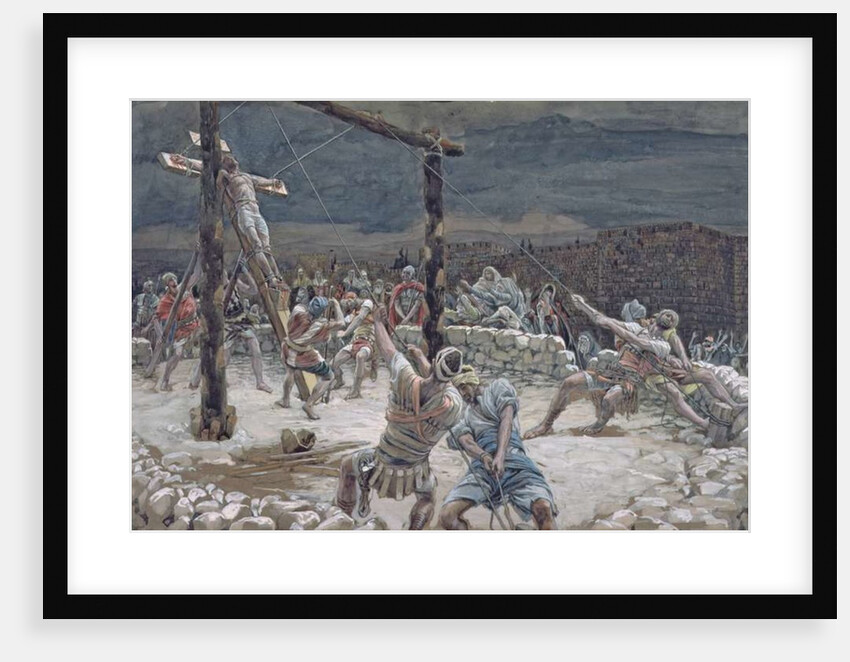 The Raising of the Cross by James Jacques Joseph Tissot