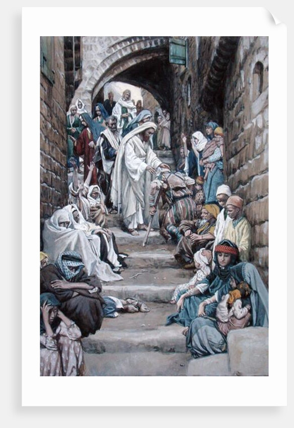 In the Villages the Sick were Brought Unto Him by James Jacques Joseph Tissot