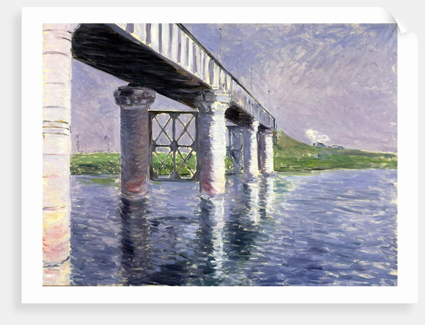 The Bridge at Argenteuil, 1885 or 1887 by Gustave Caillebotte