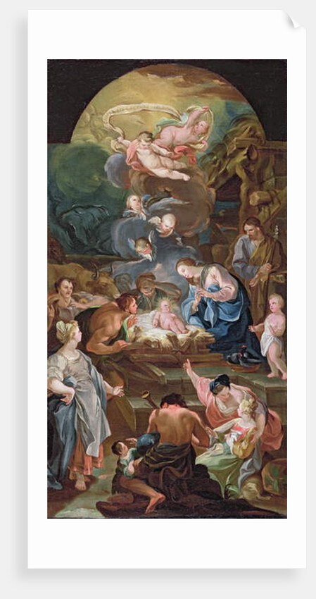 Adoration of the Shepherds, mid-18th century by Antonio the Elder Gonzalez Velazquez