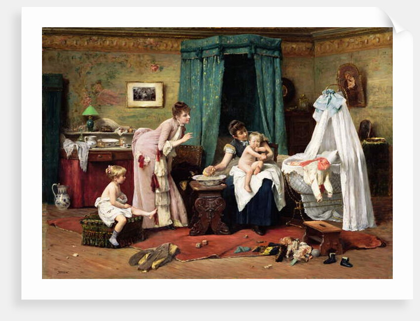 Children's Toilette by Vaclav Brozik