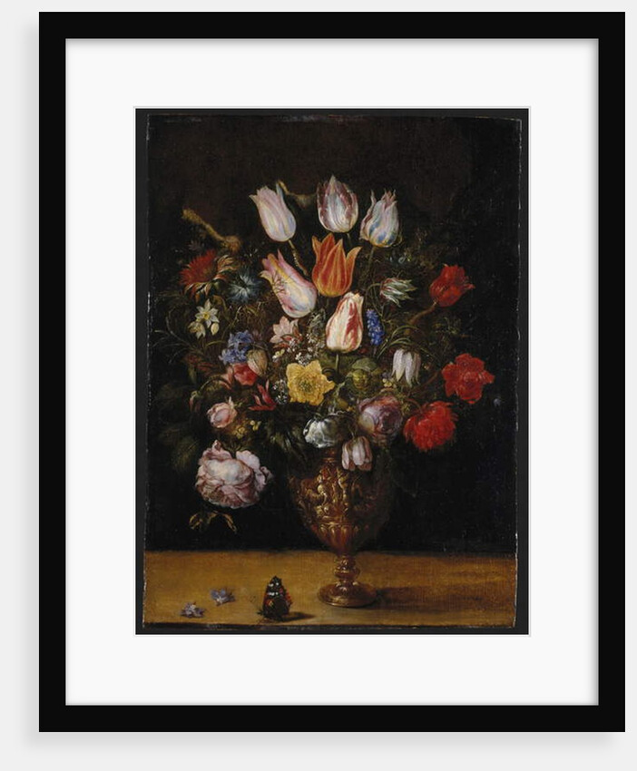 Flowers in a Vase by Kasper or Gaspar van den Hoecke