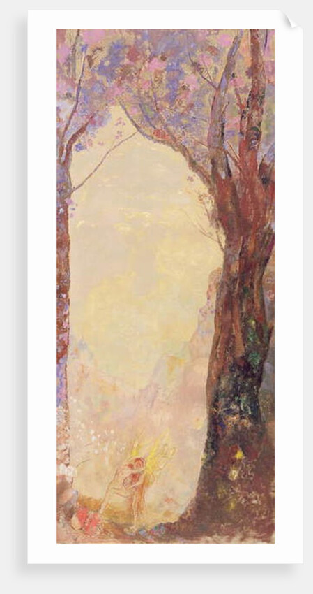 Jacob Wrestling with an Angel, c.1905-10 by Odilon Redon