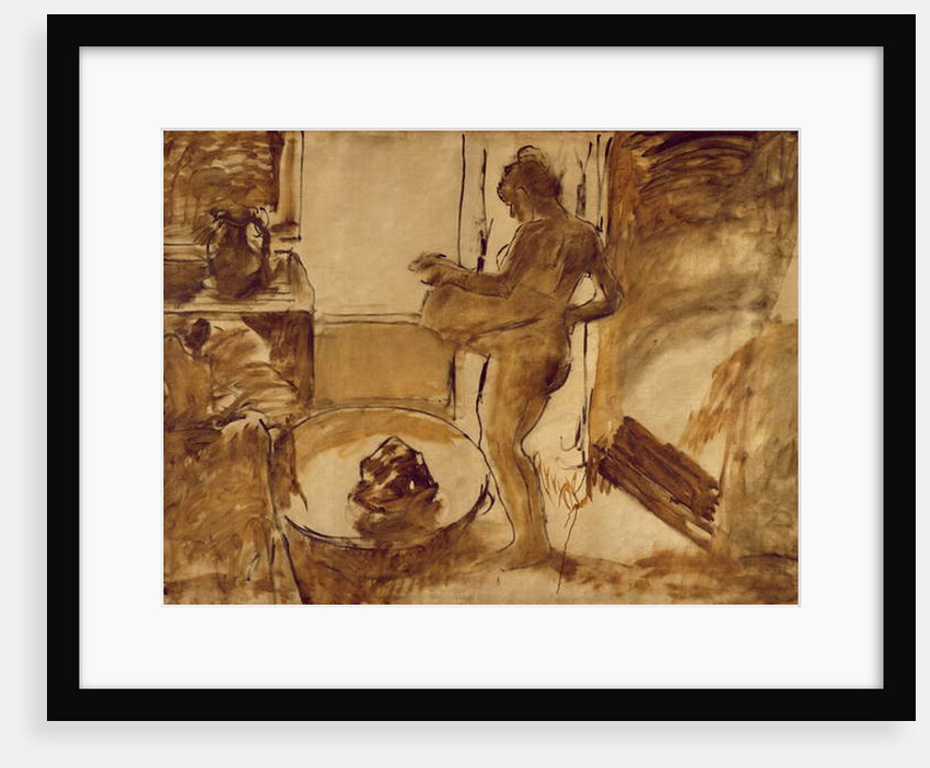 Woman Drying Herself, c.1884-86 by Edgar Degas