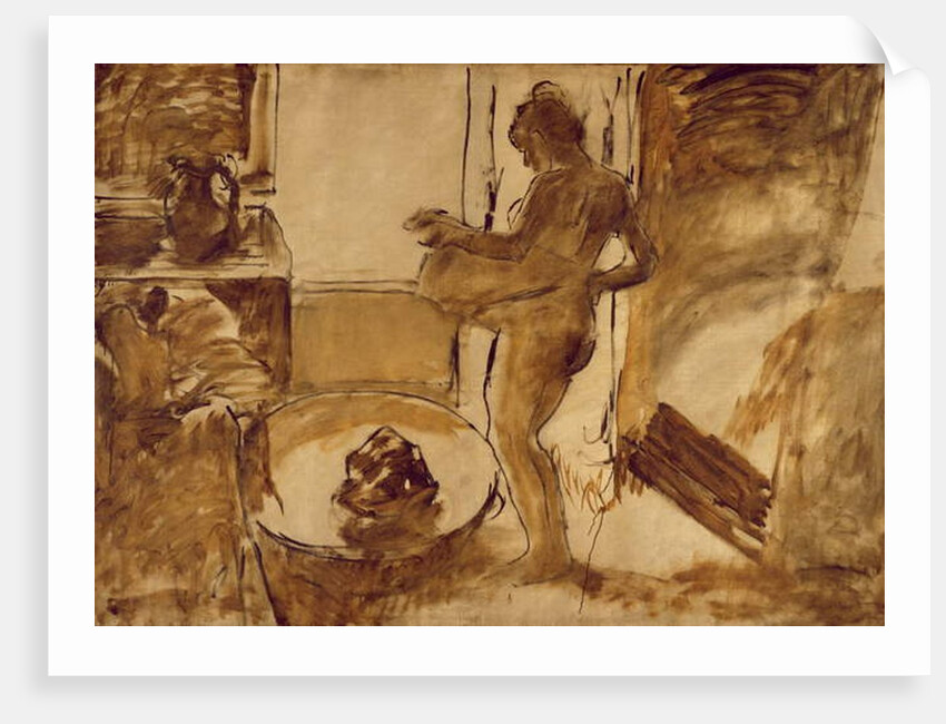 Woman Drying Herself, c.1884-86 by Edgar Degas
