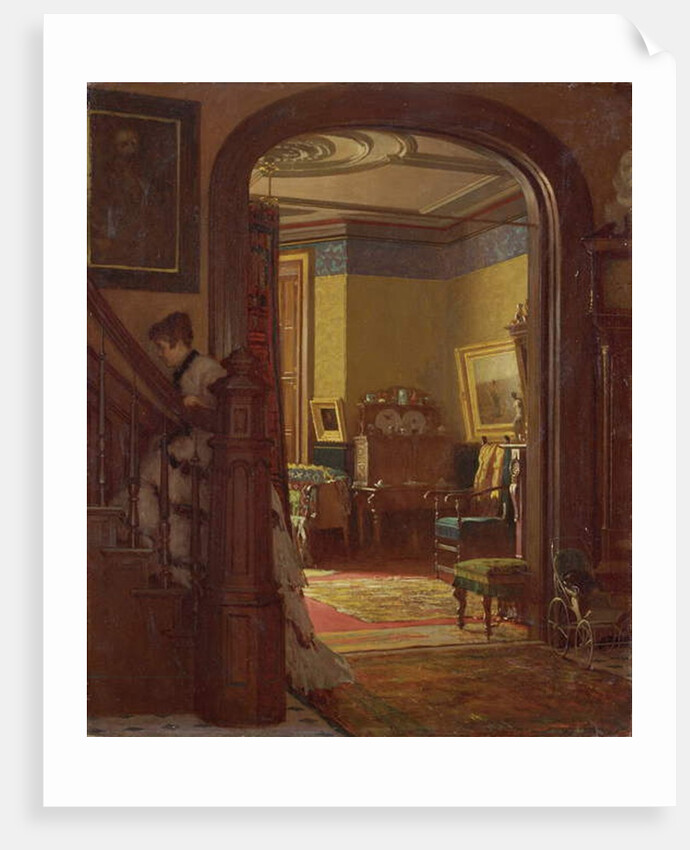 Not at Home, c.1873 by Eastman Johnson