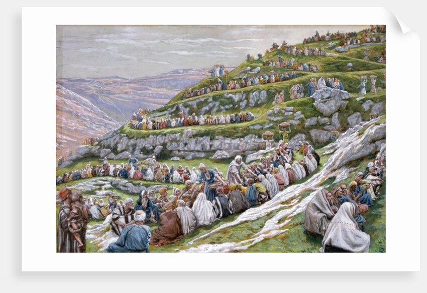 The Miracle of the Loaves and Fishes by James Jacques Joseph Tissot